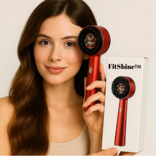 FitShine™️ – Daha Güçlü ve Sağlıklı Saçlar İçin Kırmızı Işık Terapi Tarağı