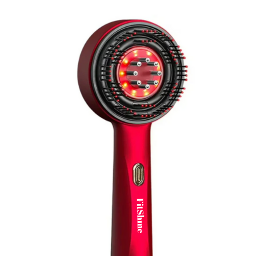 FitShine™️ – Daha Güçlü ve Sağlıklı Saçlar İçin Kırmızı Işık Terapi Tarağı