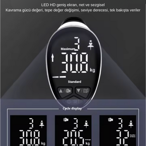 FitForce Grip – Akıllı El Kavrama Güçlendirme ve Parmak Egzersiz Cihazı