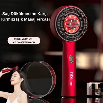 FitShine™️ – Daha Güçlü ve Sağlıklı Saçlar İçin Kırmızı Işık Terapi Tarağı