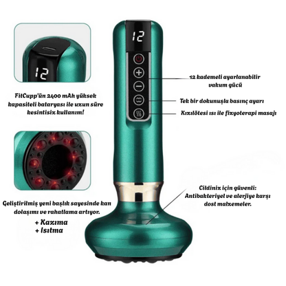 FitCupp™ – Akıllı Kupa Masaj Aleti