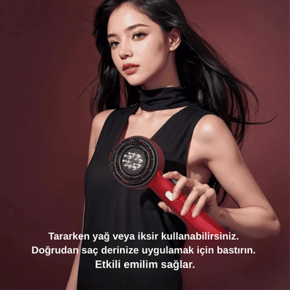 FitShine™️ – Daha Güçlü ve Sağlıklı Saçlar İçin Kırmızı Işık Terapi Tarağı