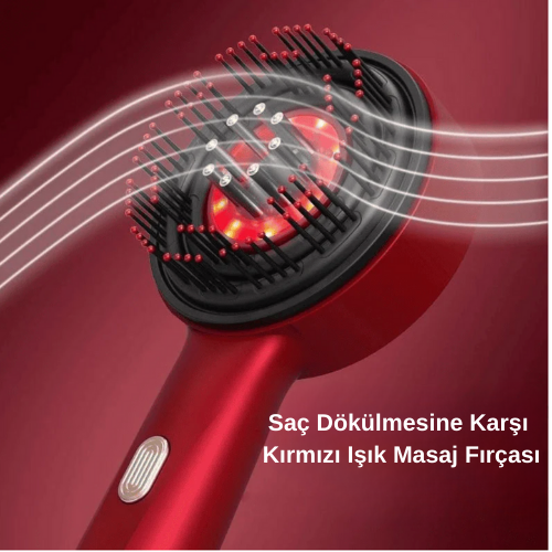 FitShine™️ – Daha Güçlü ve Sağlıklı Saçlar İçin Kırmızı Işık Terapi Tarağı